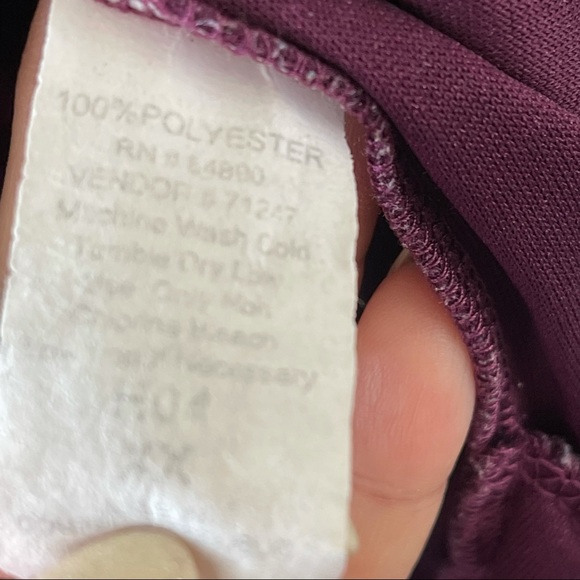 Moonbeams PURPLEE Robe House Coat crushed velvet snap front Size XXL. - Picture 12 of 14